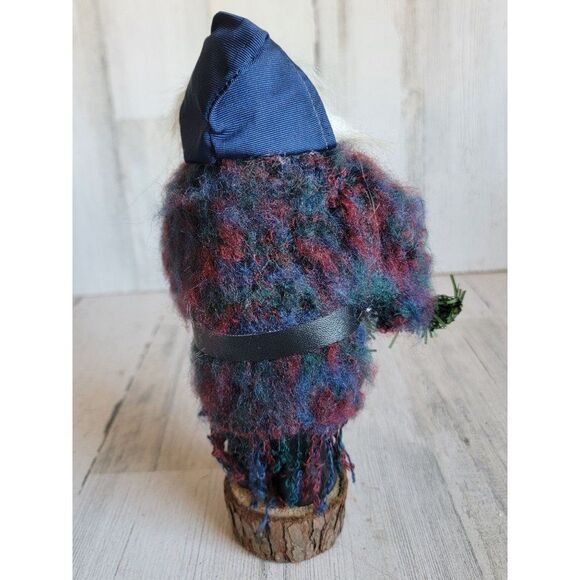 Country folk art Santa Claus Garland figure Xmas unique - Picture 7 of 9